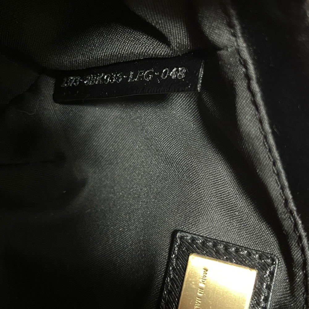 Vintage Fendi Black and Brown Logo Handbag - Picture 8 of 12